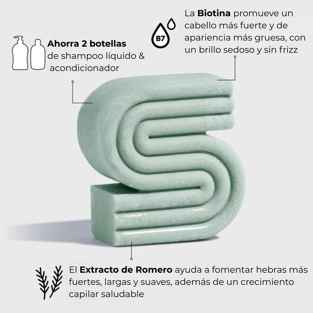 Shampoo y Acondicionador Romero & Biotina