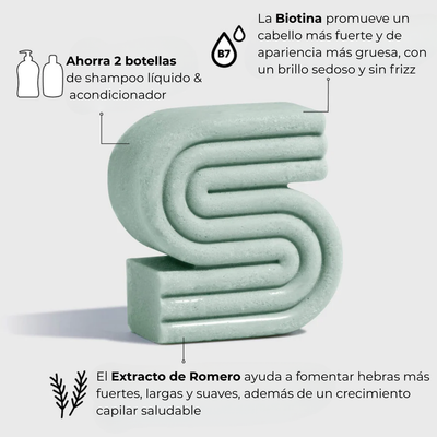 Shampoo y Acondicionador Romero & Biotina