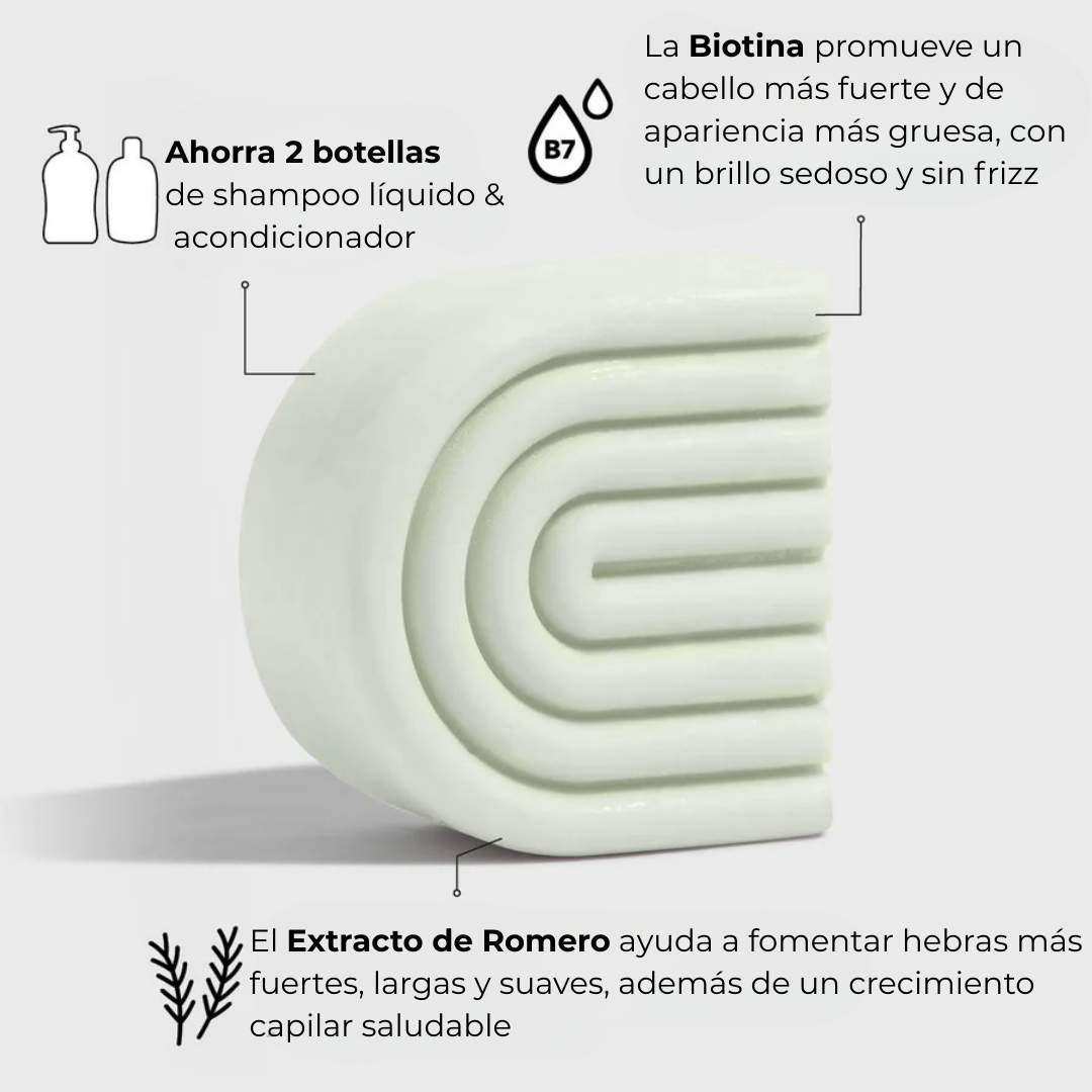Shampoo y Acondicionador Romero & Biotina