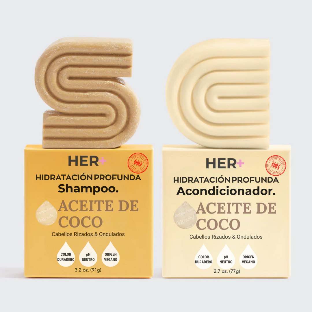 Shampoo y Acondicionador Aceite de Coco