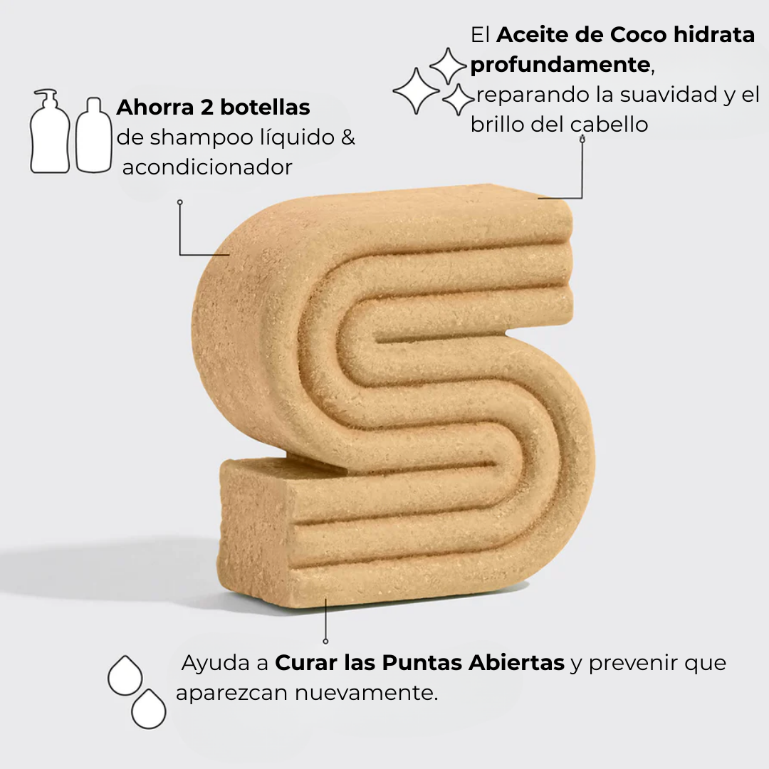 Shampoo y Acondicionador Aceite de Coco